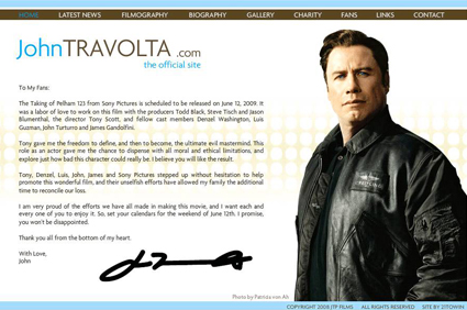 John Travolta Blog, travolta.com John Travolta Blog, travolta.com